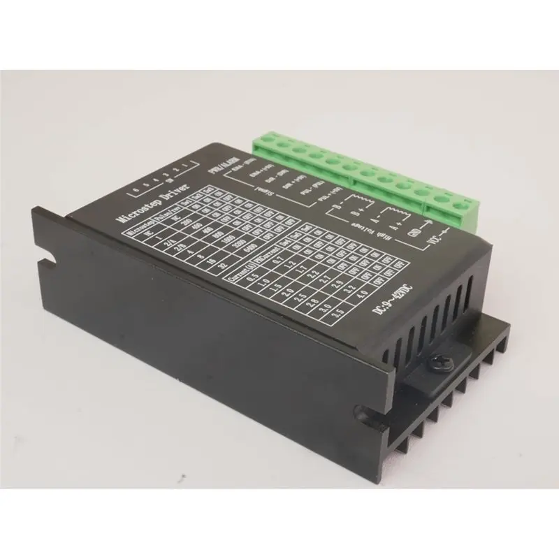 ALIM-Stepper Motor Driver,TB6600 9-40V 4A 1-32 Microstep Adjustable With Over-Current Protection For CNC Router DIY Hobbyists