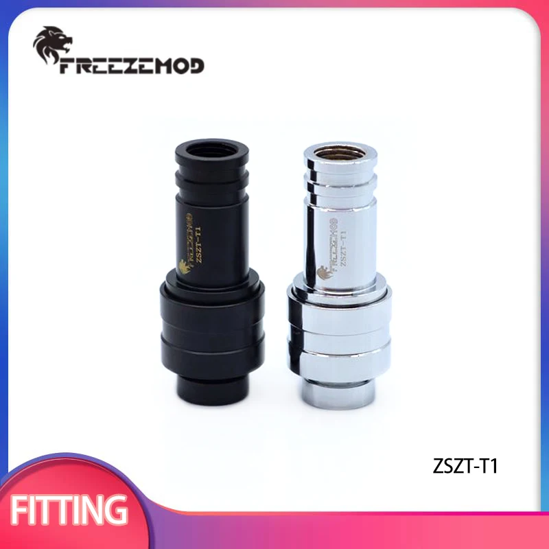 FREEZEMOD Bidirectional Water Stop Valve Brass Fittings G1/4 Threaded Connection for Water Separation and Plugging / ZSZT-T1