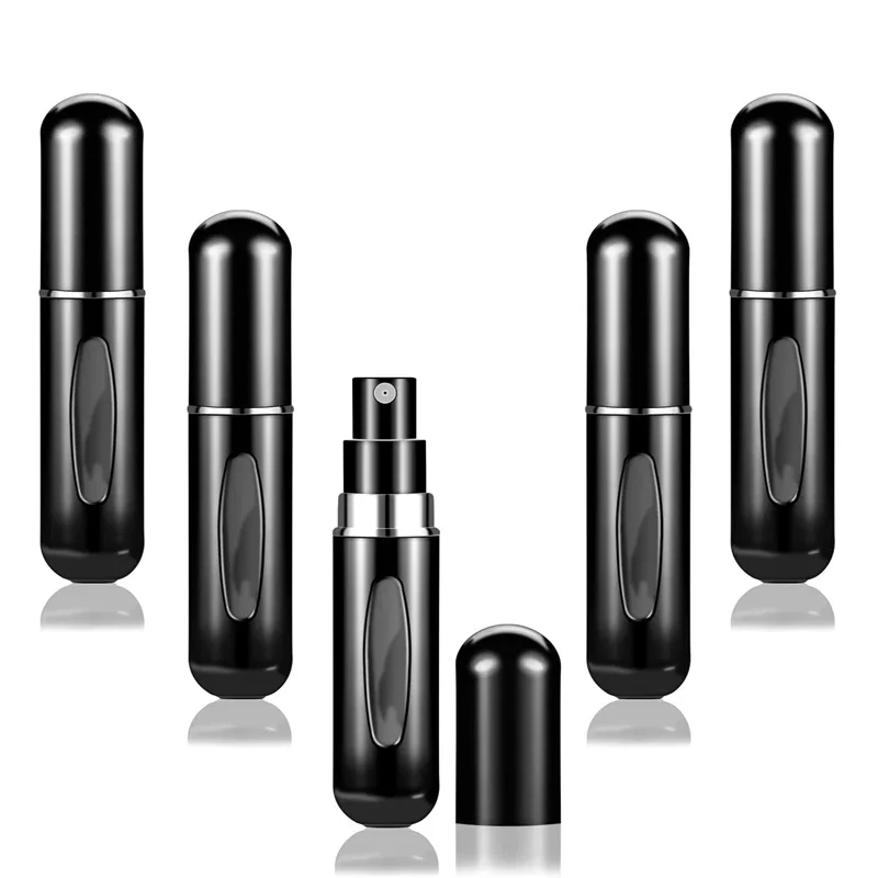 3PCS 5ml Portable Mini Refillable Perfume Bottle Spray Scent Pump Empty Cosmetic Container Atomizer Bottle for Travel