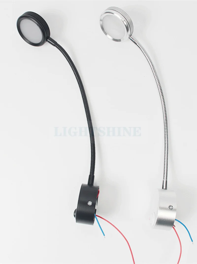 LED Hose Wall Lamp Hose Reading Lamp 3w Hose Spot Lamp Bedside Reading Lamp Hose Length 30cm220vac