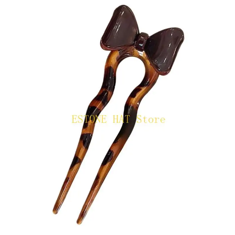 

49MF ацетатная заколка для волос U-образной формы, заколка для волос с французским бантом, булочки, инструмент для формирования