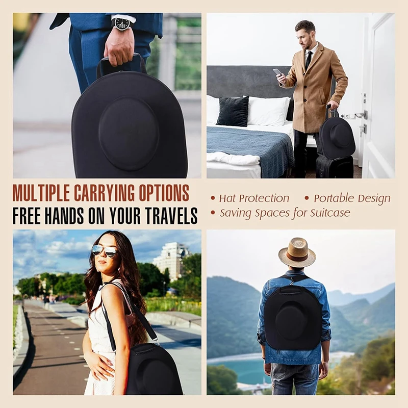 

Travel Hat Case , Hat Travel Case, Hat Box Travel, Travel Hat Organizer, Hat Storage for Travel, Hat Case for Fedora-A42I