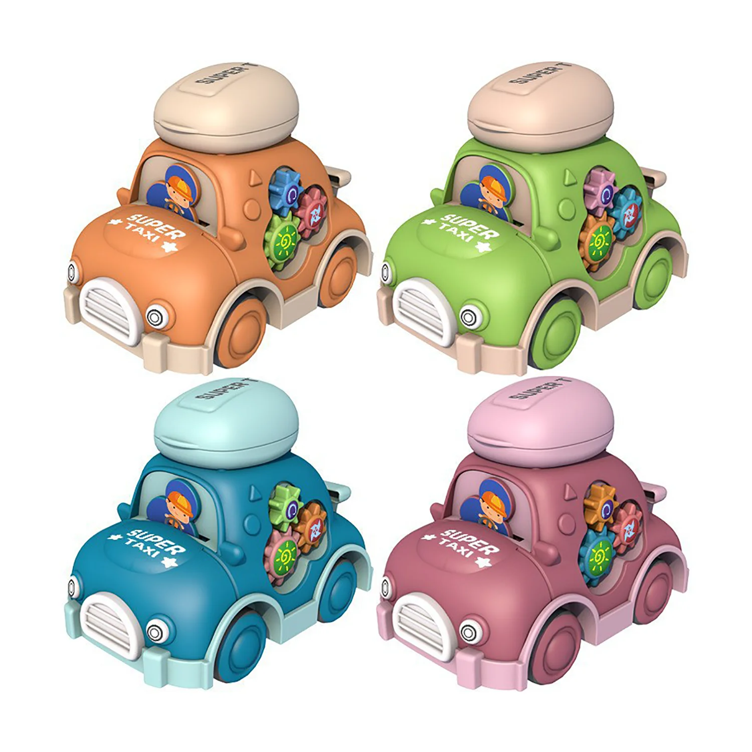 Children's inertia car toy, gear moving car, male and female detachable storage, parent-child interaction