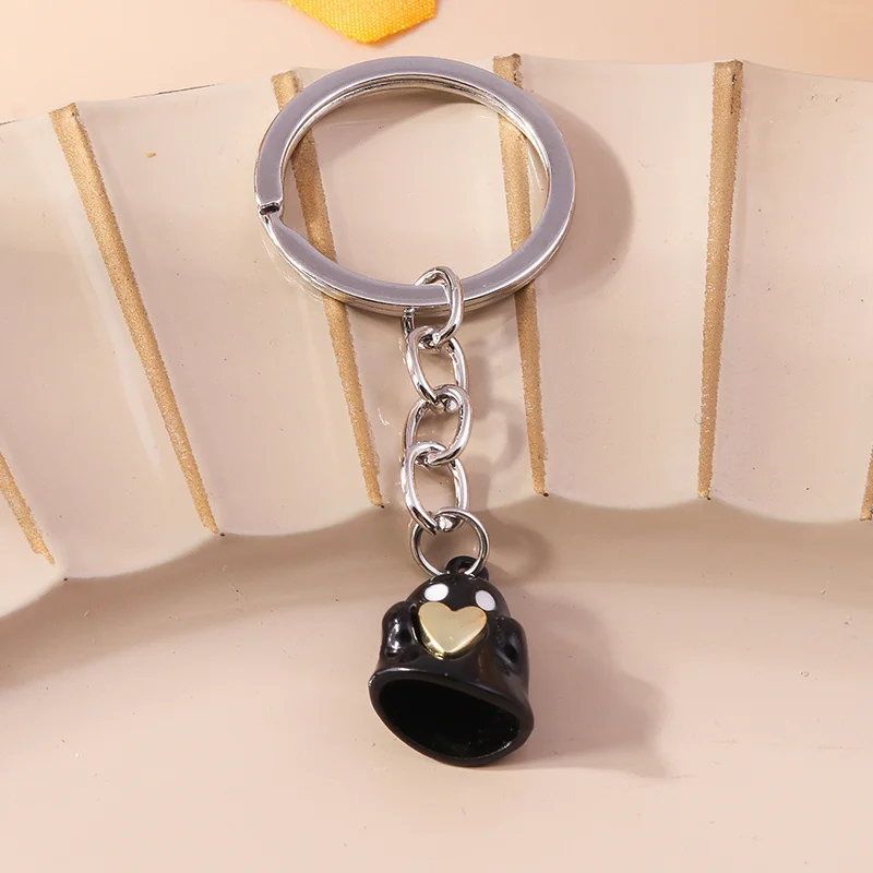 Aihua Mode Halloween Schlüsselanhänger Emaille Gruseliger Geisterhut Kürbis Schlüsselanhänger für Frauen Halloween Nacht Schmuck – Detail 17