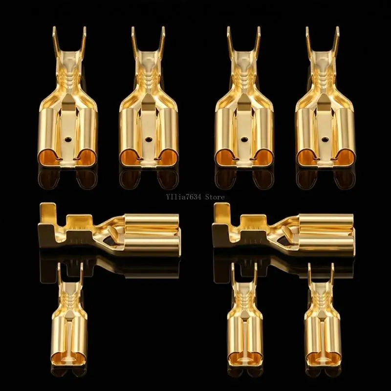  Universal Locking Crimp Terminals for Speaker Car Sound and Power Equipment Wiring with Grip