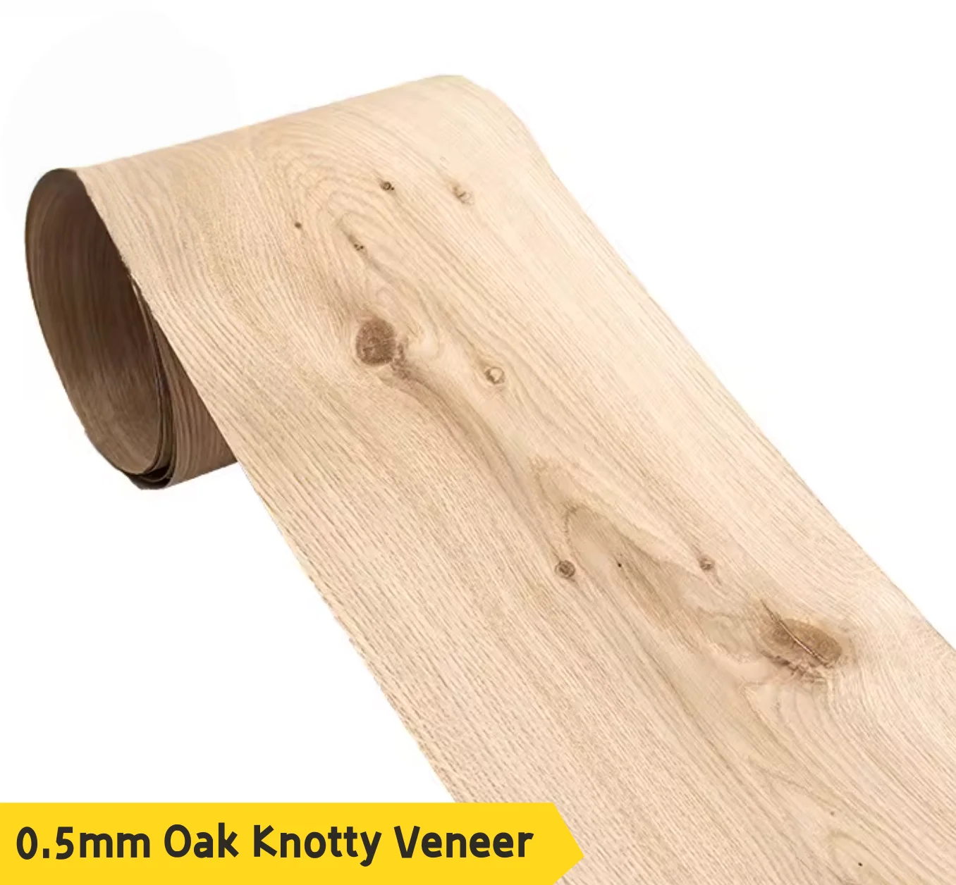 Thickness:0.5mm Natural Oak knotty Wood Veneer Sheets Interior Design Material Marquetry Veneer