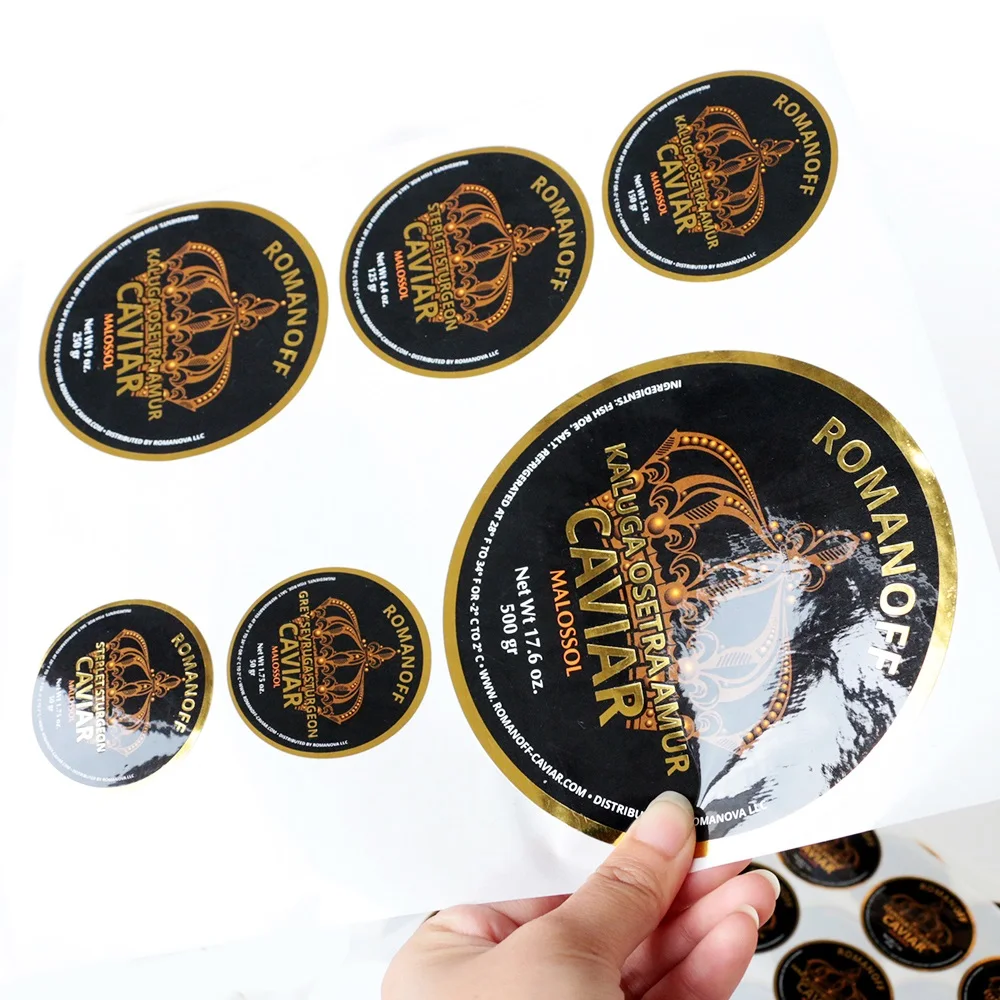 Factory Price Custom Glossy Adhesive Vinyl Label Sticker Kiss Cut Sticker Sheet Factory-Direct Labels custom stickers printing