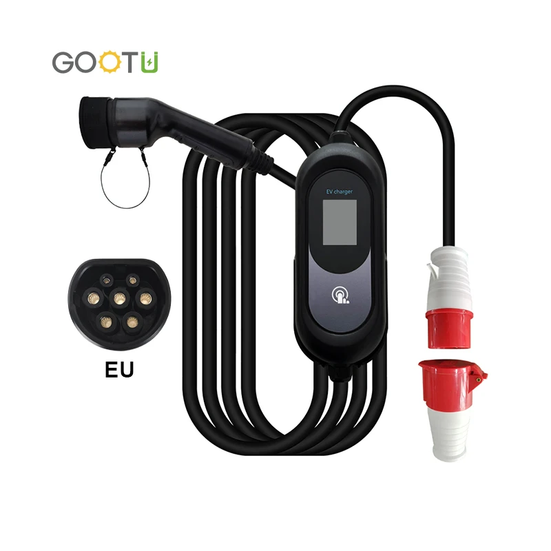 

GOOTU OEM New Energy Vehicle Charger Ac 380V 16A 11Kw Portable Ev Charging Station