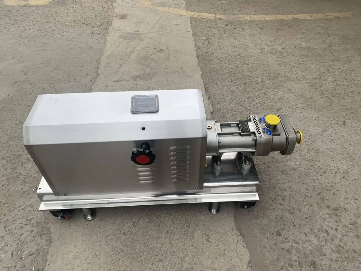 High Viscosity Food Grade Pump Supplies Double Screw Pump Sanitary Stainless Steel SS304 Twin Screw Pump for Chocolate