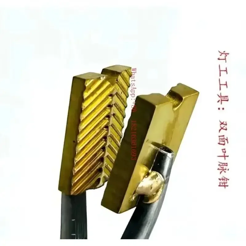 2026GOOD NEW DIY Glass Burning Tool With Leaf Pattern Clip
