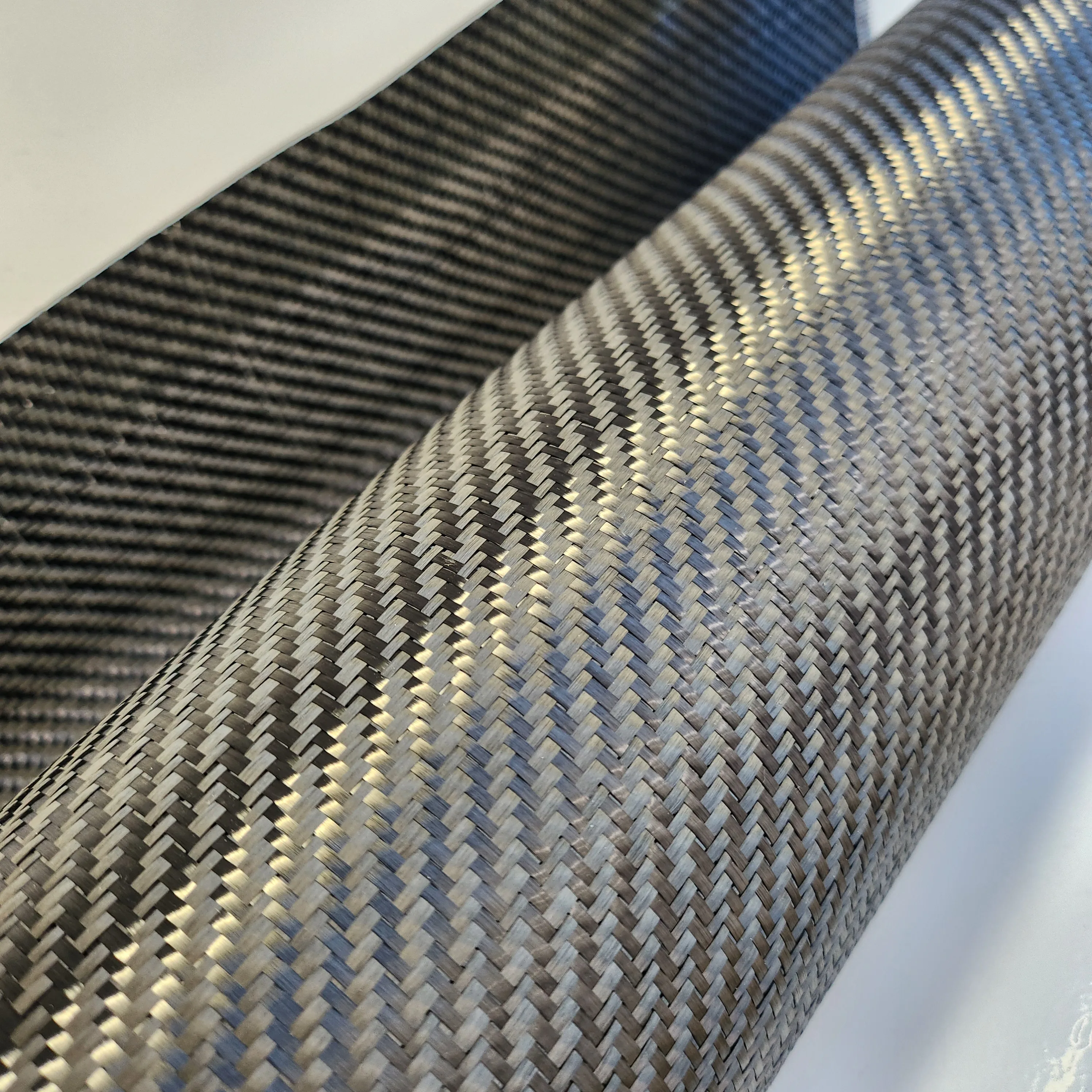 

200gsm Lightweight Twill Carbon Fiber Woven Fabric, Durable Woven Cloth for Car Interior Decoration, Travel Luggage and Storage