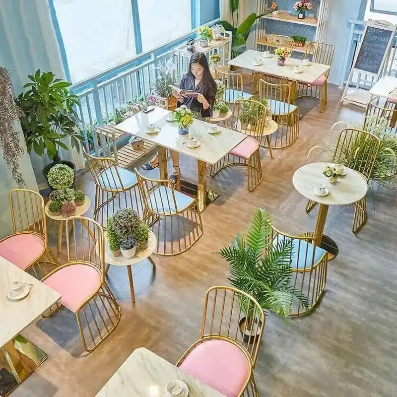 

Chair Coffee Bar Bar Creative Stool Nordic Dining Chair Gold High Stool Customized Living Room Chair Wrought Iron Soft Cushion D