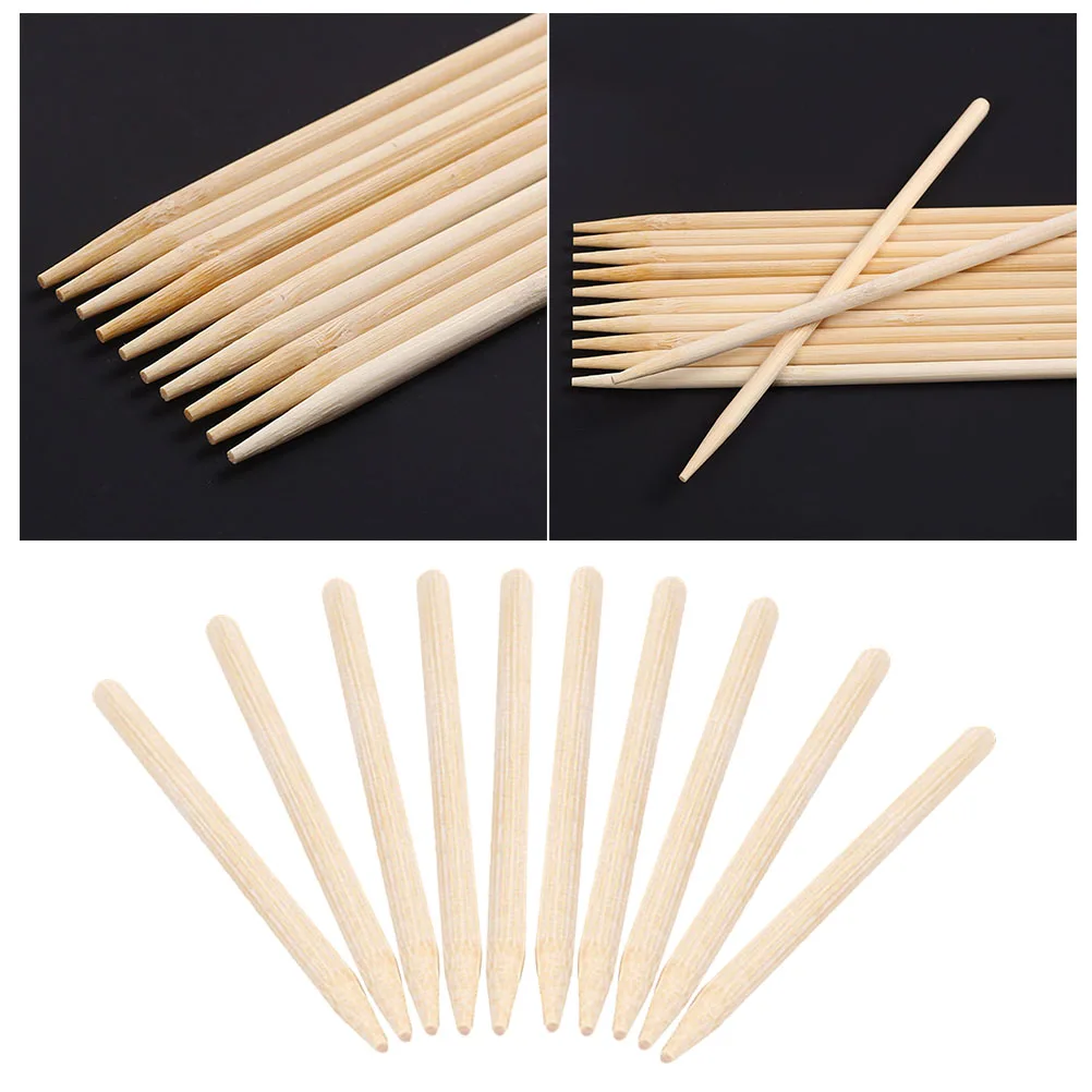 

50 Pcs Tool Scratch Painting Bamboo Pen Scratching Drawing Stylus Stick Wooden