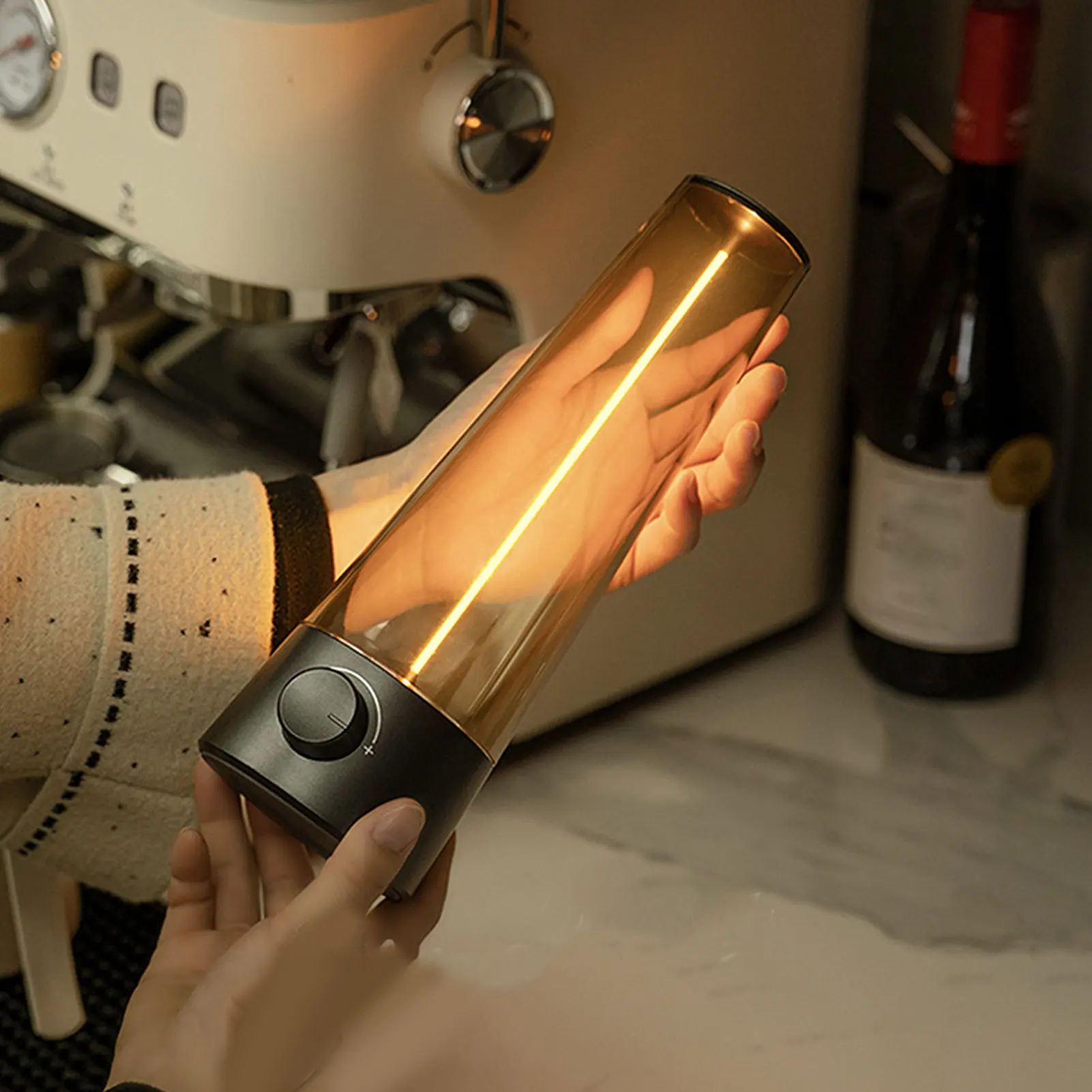 المحمولة اللاسلكي لمبة مكتب خمر ديكور فريد 2200K درجة حرارة اللون المحمولة اللاسلكي الجدول مصباح 200-240lm للحزب #6