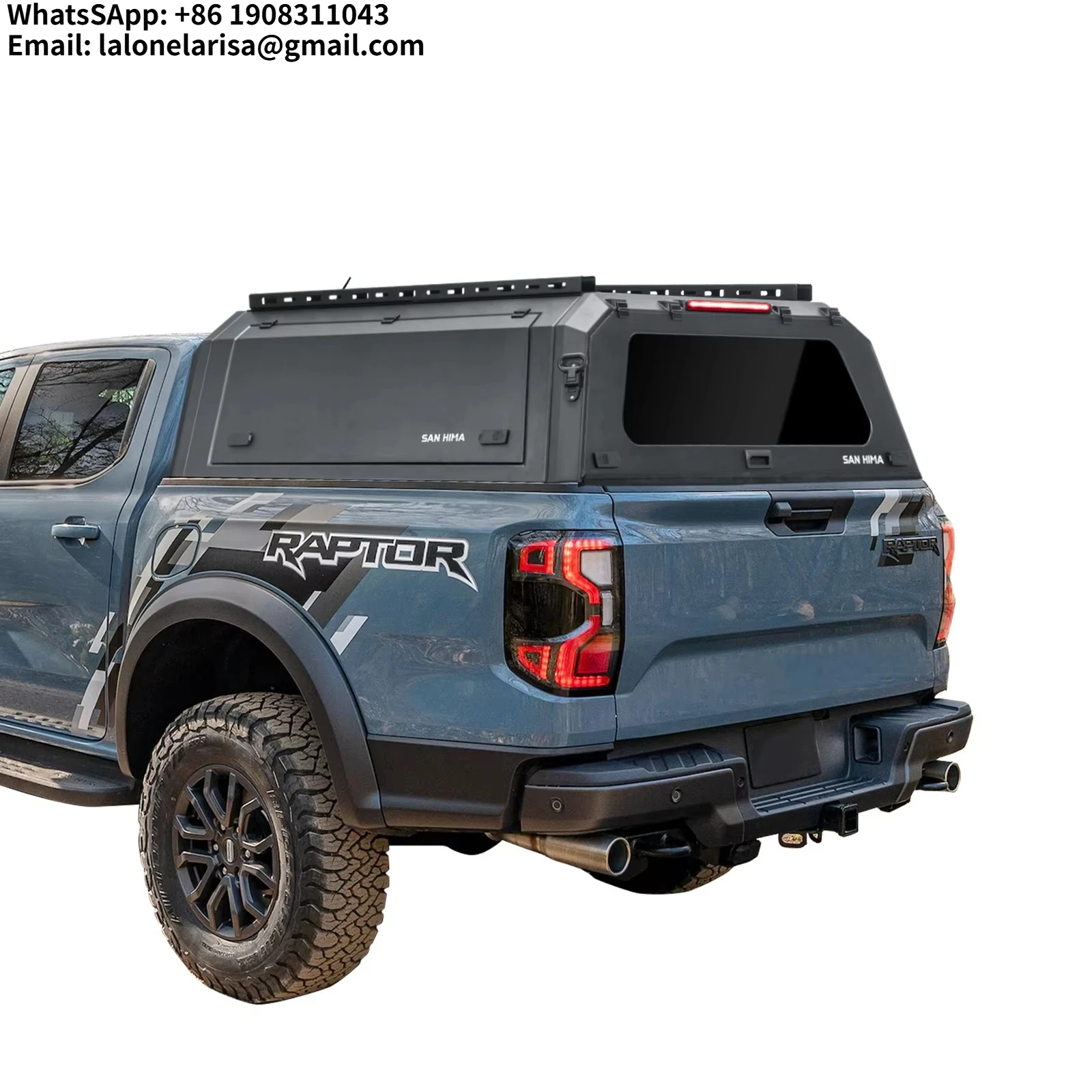 Astronaut.SAN HIMA 4x4 Waterproof Aluminum AlloySteel Pickup Hardtop Topper Truck UteTub Canopy for Ford Next-Gen Ranger 07/2022