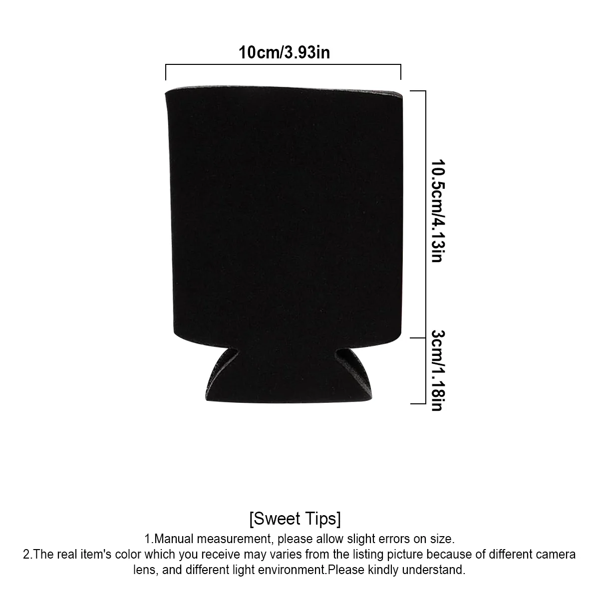 E5 8Pack 300ml/10oz Beer Bottle Insulator Sleeves, Insulated Reusable Cup Covers for Cans and Bottles, Drink Cooler Long Sleeves