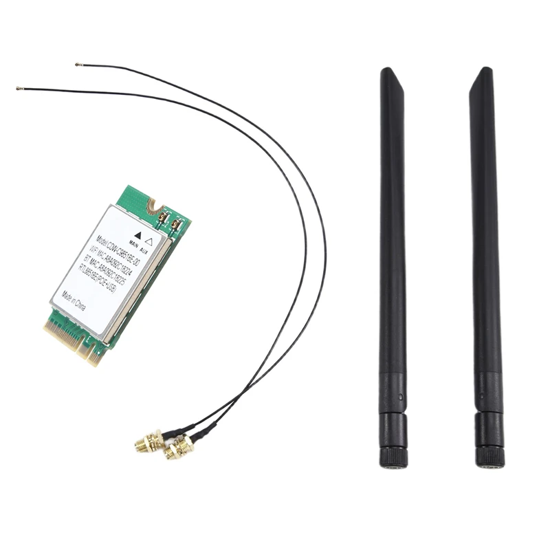 

AED7-RTL8851BE WIFI6 Network Card AX900 Dual-Band 2.4G/5G BT5.2 NGFF M.2 Wlan Wifi Card Wifi Adapter For Win10/Win11