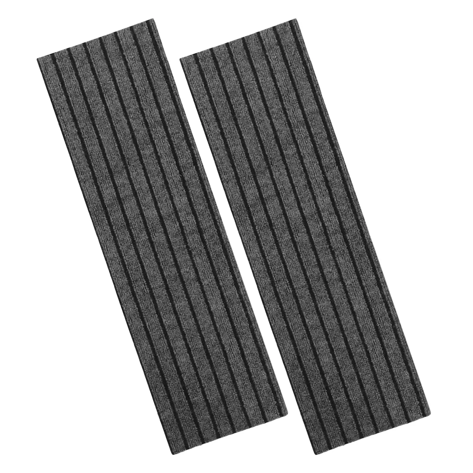2Pcs Non Slip Stair Treads Outdoor Self Adhesive Carpet Step Mats for Commercial Entryways Front Walkway Safety Rug 31x9 Inch