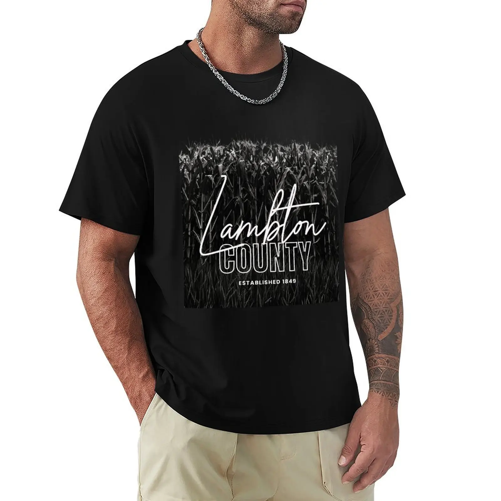 

Lambton County Corn T-Shirt shirts graphic tee Clothing Funny t-shirt Short sleeve tee t shirts for men cotton