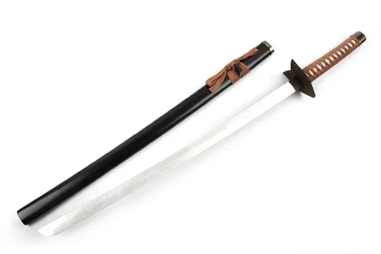 [Funny] 100cm Cosplay Anime Bleach weapon Matsumoto Rangiku Katana wooden Sword Costume party Anime show Japan samurai sword