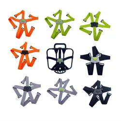For Brompton Bicycle Schoolbag Rack Briefbag Shelf Elastic Bandage 412 Folding Bike Front Bag Fixing Belt Buckle