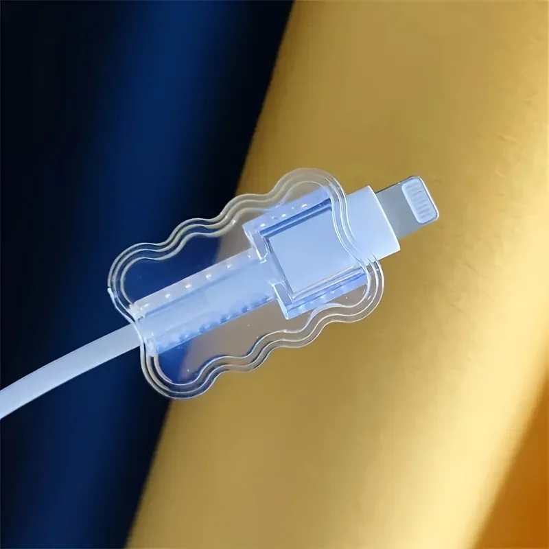 10 Pieces Cable Grip Protector Covers Anti-Break Data Cord Management Flexible Covers for School And Casual Use