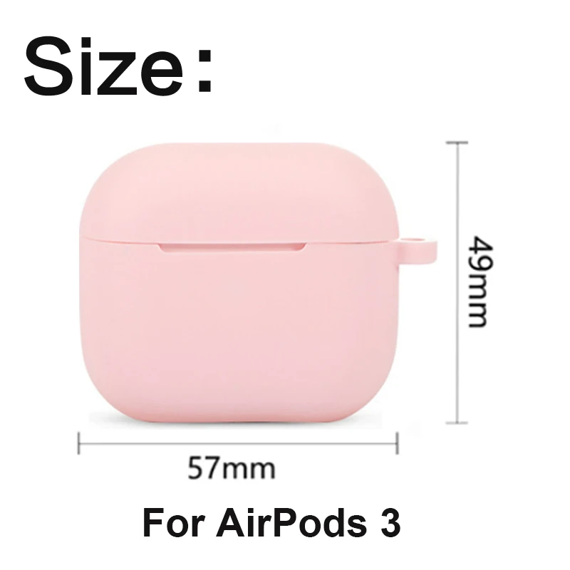 Étui en silicone pour Apple Airpods 3, accessoires pour écouteurs, casque Bluetooth sans fil, housse Airposie 3