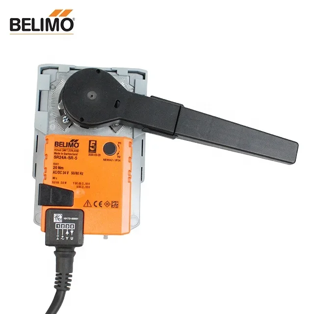 

Belimo original SR24A-SR/SR24A-SR-5 Rotary actuator 20 Nm AC/DC 24 V Open/close 3-point 90 s IP54 in stock