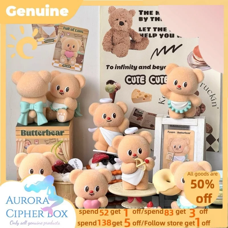 

Original Butter Bear Figurines Business Day Series Blind Box Kawaii Cartoon Doll For Room Decoration Adult & Kids Birthday Gift