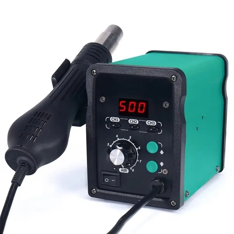 959D intelligent lead-free spiral 700W hot air gun rework welding station mobile main board repair