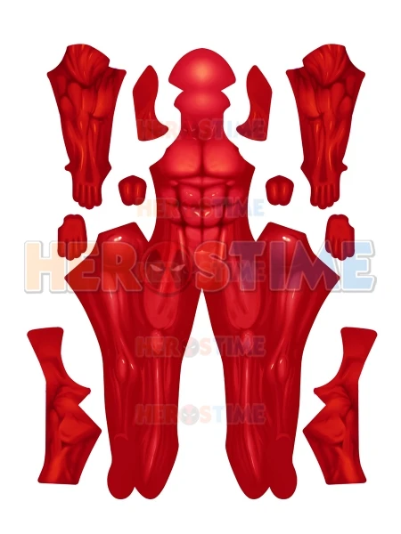 Naakt/Rood/Groen Musle Schaduw Spandex Cosplay Kostuum Mannen Jongens Superhero Jumpsuit Zentai Bodysuit Volwassen/Kinderen