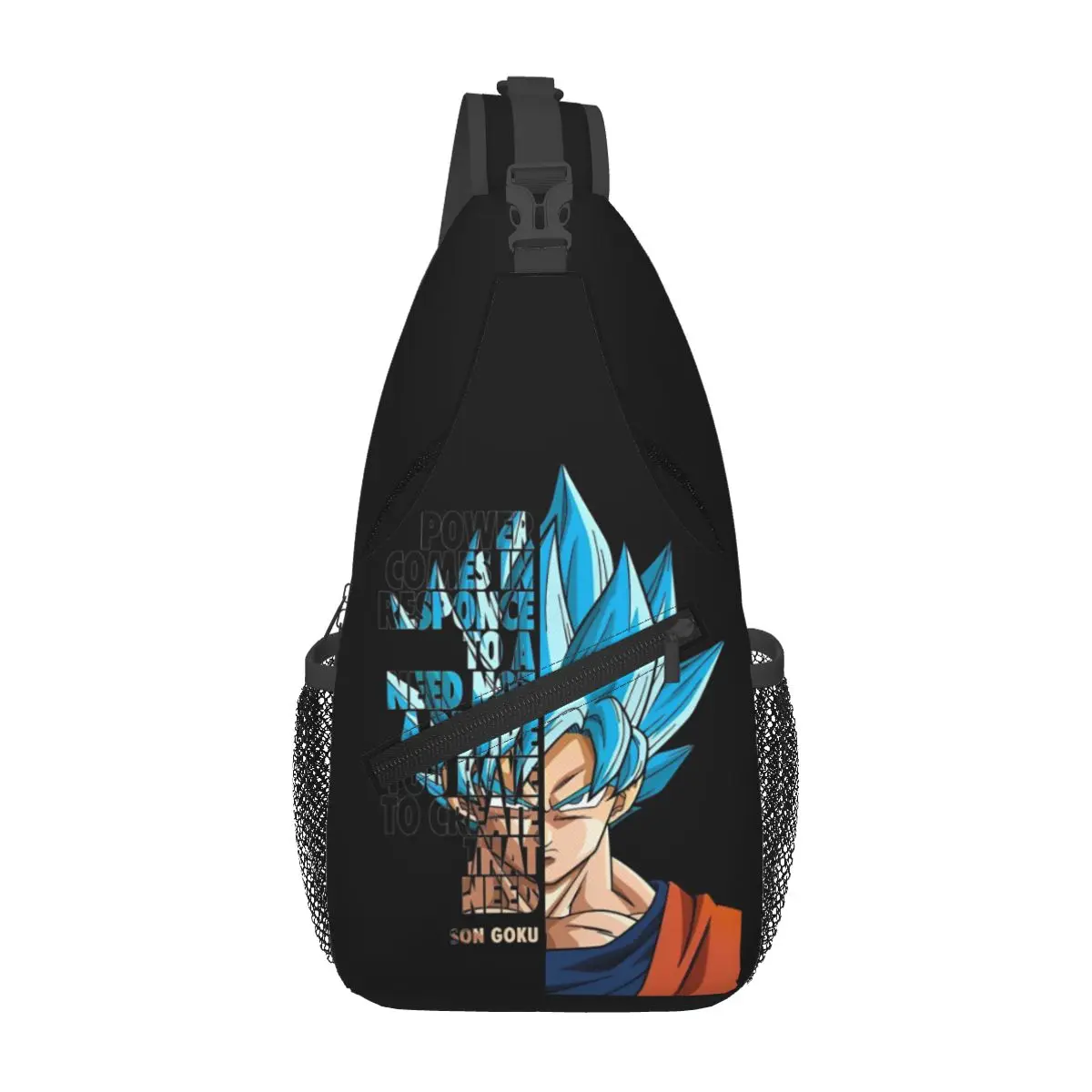 

Сумки через плечо Dragon Ball Super Saiyan, повседневная нагрудная сумка, рюкзак на плечо, рюкзак для пеших прогулок, уличная велосипедная сумка