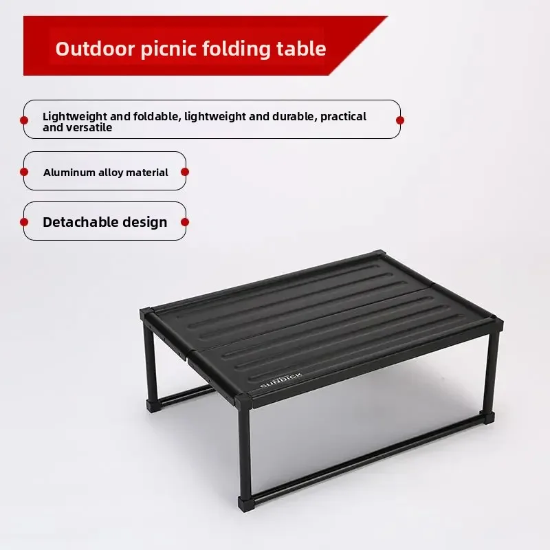 Foldable Multifunctional Portable Camping Picnic Table WindResistant BBQ Desk for Outdoor Barbecue Travel Leisure Equipment Gear