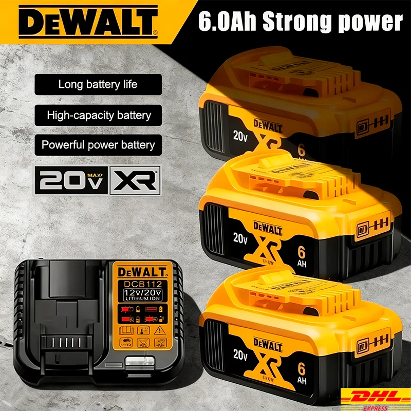 

100% Original DeWalt 20V/60V 5.0Ah-9.0Ah MAX Battery,Replacement for DCD996 DCS391 DCS570,Compatible with XR Tools,Fast Shipping
