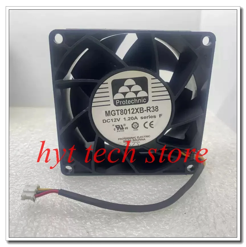 MGT8012XB-R38  8CM Waterproof PWM chassis cooling fan, 100% tested before shipment