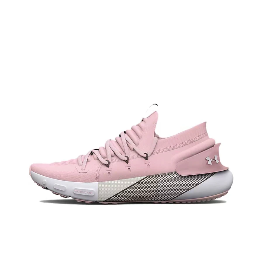 Under Armour HOVR Phantom 3 Women's Pink Low-Top Runners – Fashionable Sporty Shock-Absorbing Comfortable Design 3025517-602