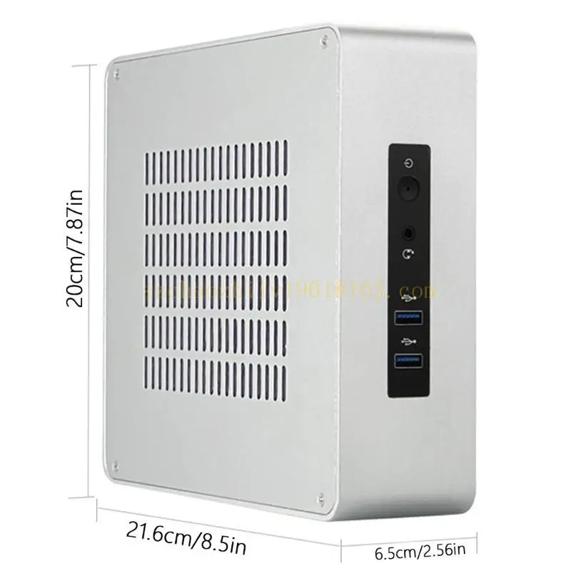 62KA TA65 Mini ITX Computergehäuse TA65 Mini Desktop-Gehäuse Industriesteuerung HTPC-Gehäuse, mit USB3.0 Industrial