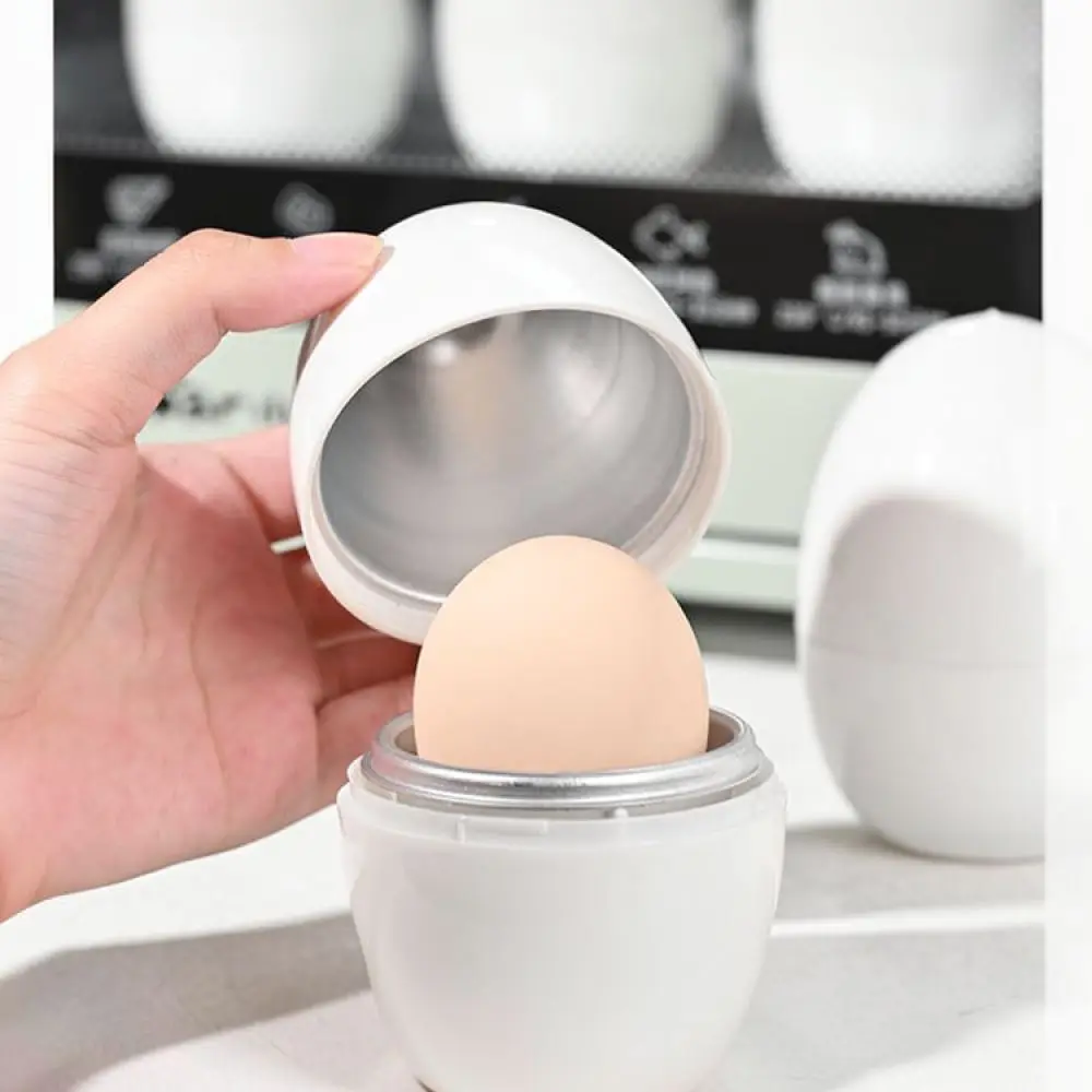 Kitchen Egg Steamer Microwave Boiler Fast Breakfast Accessory Aluminum Gadget Practical Household Cooking Tool