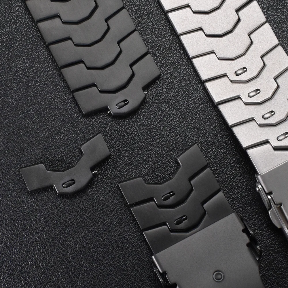 Cinturino in titanio da uomo per Apple Watch Ultra 2 49mm 10 46mm Bracciale business a sgancio rapido per iWatch Series9 8 7 6 5 Se 4 45mm 44mm