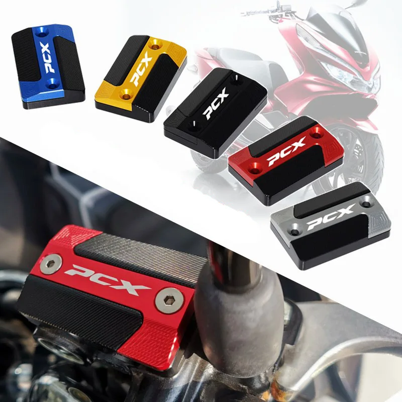 

motorcycle accessories front brake fluid reservoir tank oil tank cover CNC brake oil cup cover Suitable for Honda PCX160/150/125