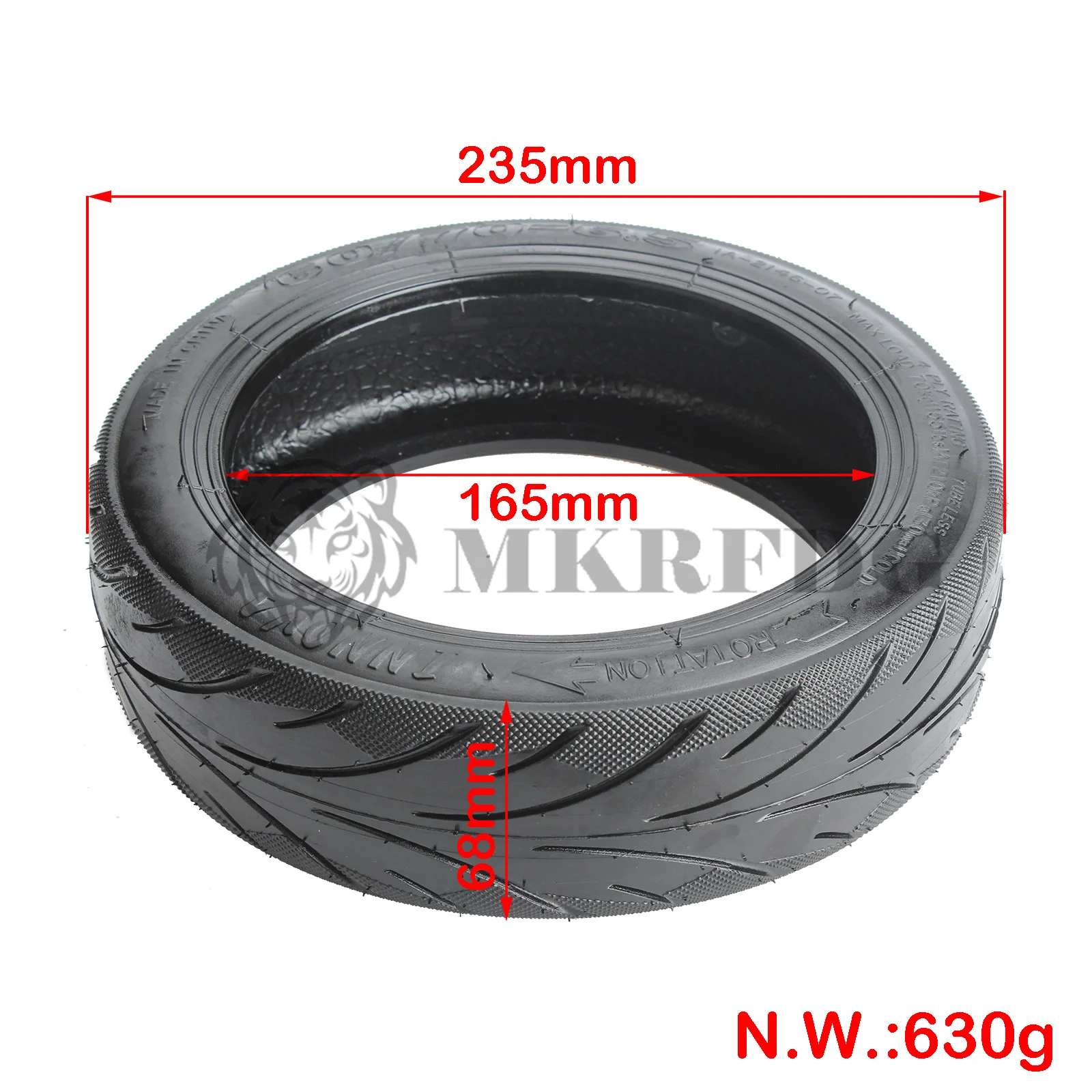 60/70-6.5 Tubeless Tyre 10 Inch Outer Tire for Ninebot MAX G30 Segway 5 Electric Scooter Bike Tire Parts