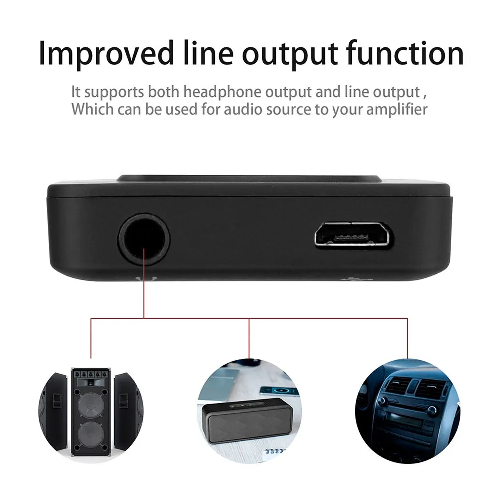 Mini lettore MP3 altoparlante compatibile Bluetooth 5.0 altoparlante musicale HiFi Walkman portatile con registrazione Radio FM Ebook