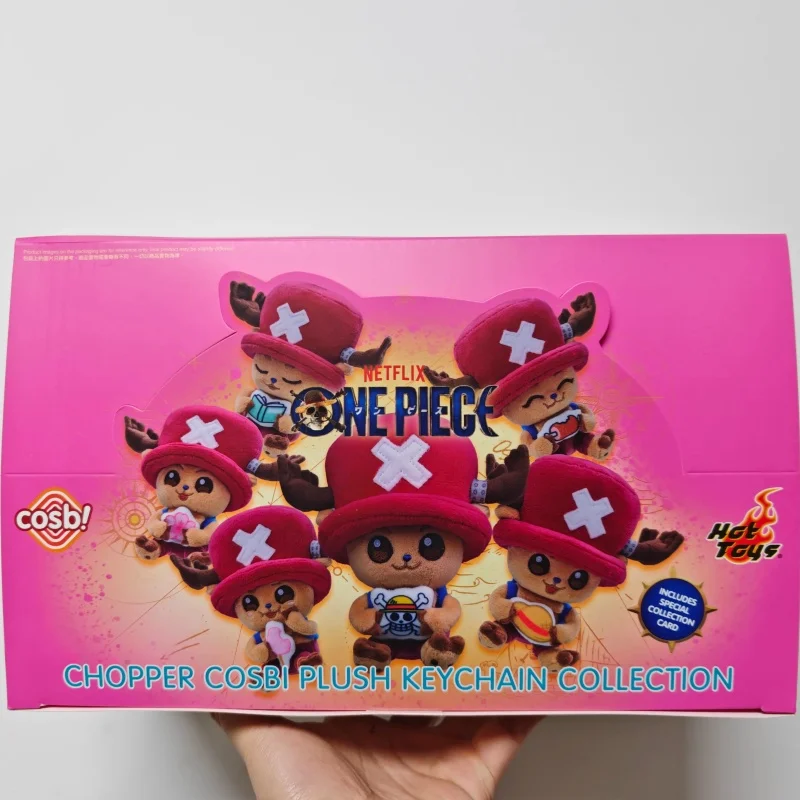 

Original Hot Toys One Piece Chopper Cosbi Plush Keychain Blind Box Anime Peripheral Collectible Doll Gift For Boys Anime Fans
