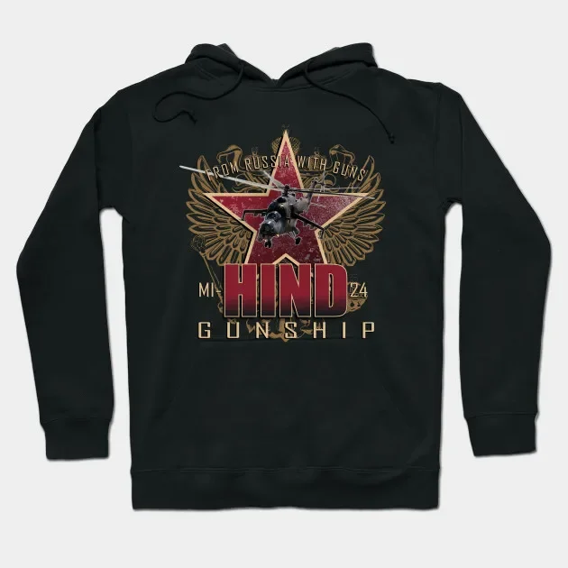 

Helicopter Gunship - MI-24 Hind Unisex Hoodie