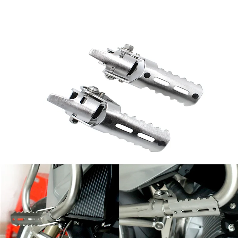 

For BMW R1200GS LC R1250GS R1200 GS R 1250 GS 2014-2023 Folding Footrests Clamps Motorcycle Highway Front Foot Pegs