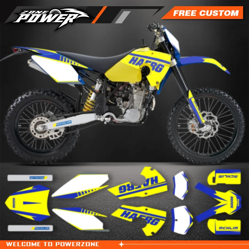 

Powerzone For Husaberg 2006 2007 2008 Motorcycle Graphics Decal Stickers Kits Number Name Custom