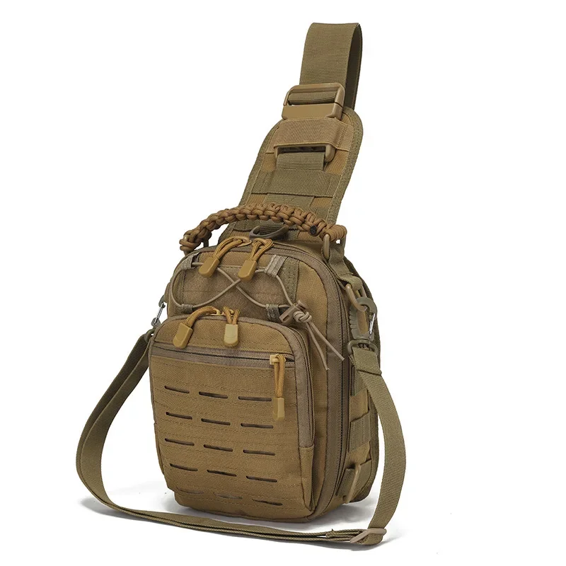 Tactical Shoulder Bag One Shoulder Camouflage Bags Outdoor Sports Sling Backpack Chest Bag Waterproof Oxford Cloth Running Bag