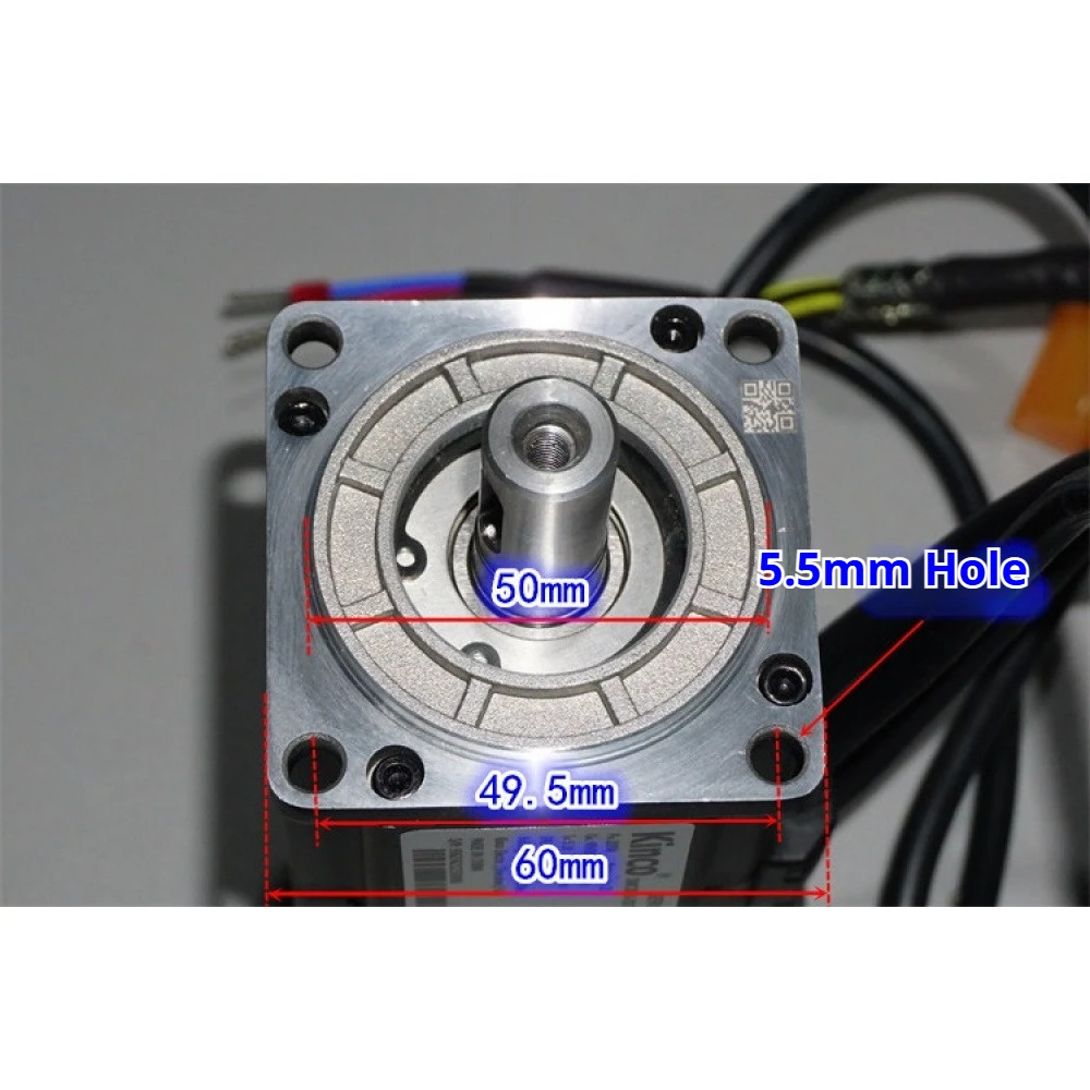 48V 200W Three-Phase Brushless Servo Motor Integrated 24V Brake High Precision Low Voltage Encoded 2100-4300RPM Servo Motor