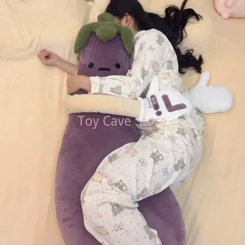 Eggplant King Sleep Cool in summer Sleeps Beats Pillow Artifact Designed Sleep with Legs Pinched Adult Doll  Sleep Aid Doll