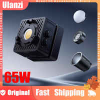 Ulanzi EC65 65W Cube COB Video Light Bi-Color 2700-6500K Custom Mini Bowens Mount APP Control Fill Light for Photography Shoot